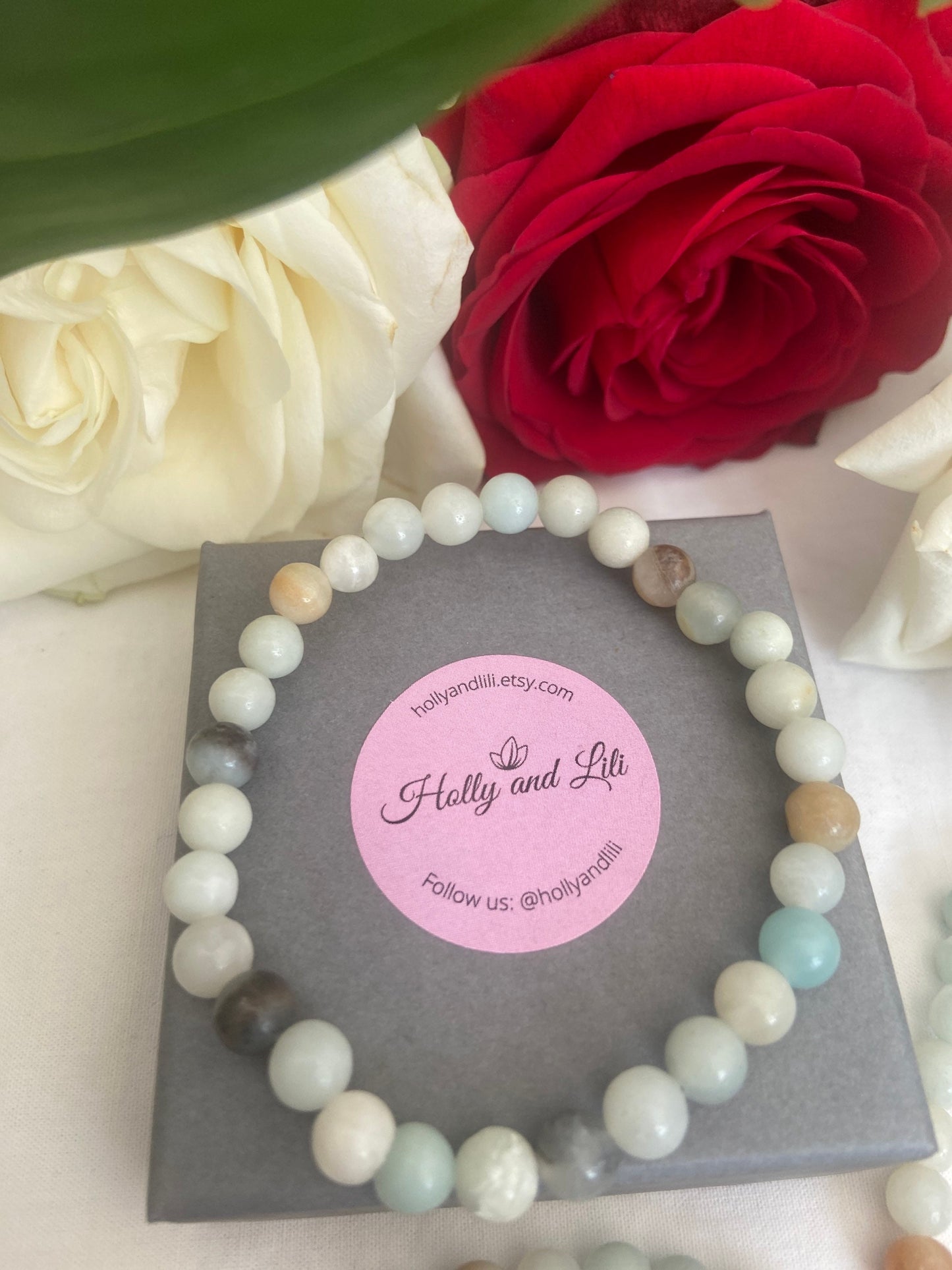 Amazonite Crystal Gemstone Bracelet, Worrying Bracelet, Fear Relief, Loss Recovery, Negativity, Optimum Health, Amazonite Gemstones