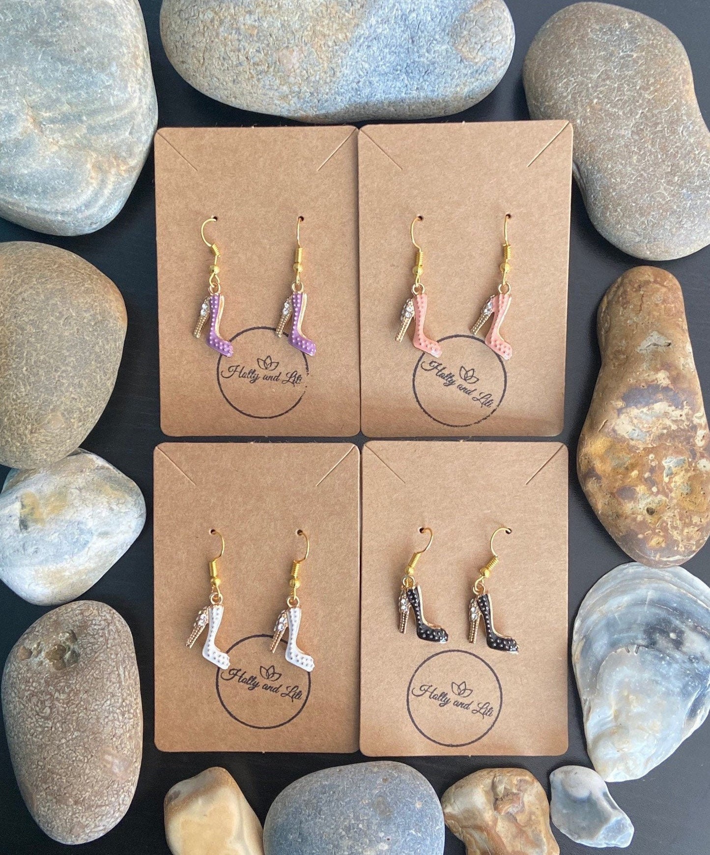 High Heel Shoe Style Earrings, Stiletto Womens Gifts, Personalise your earrings Hooks, Heel Hook Earrings, Stiletto Heels, Glittery Heels