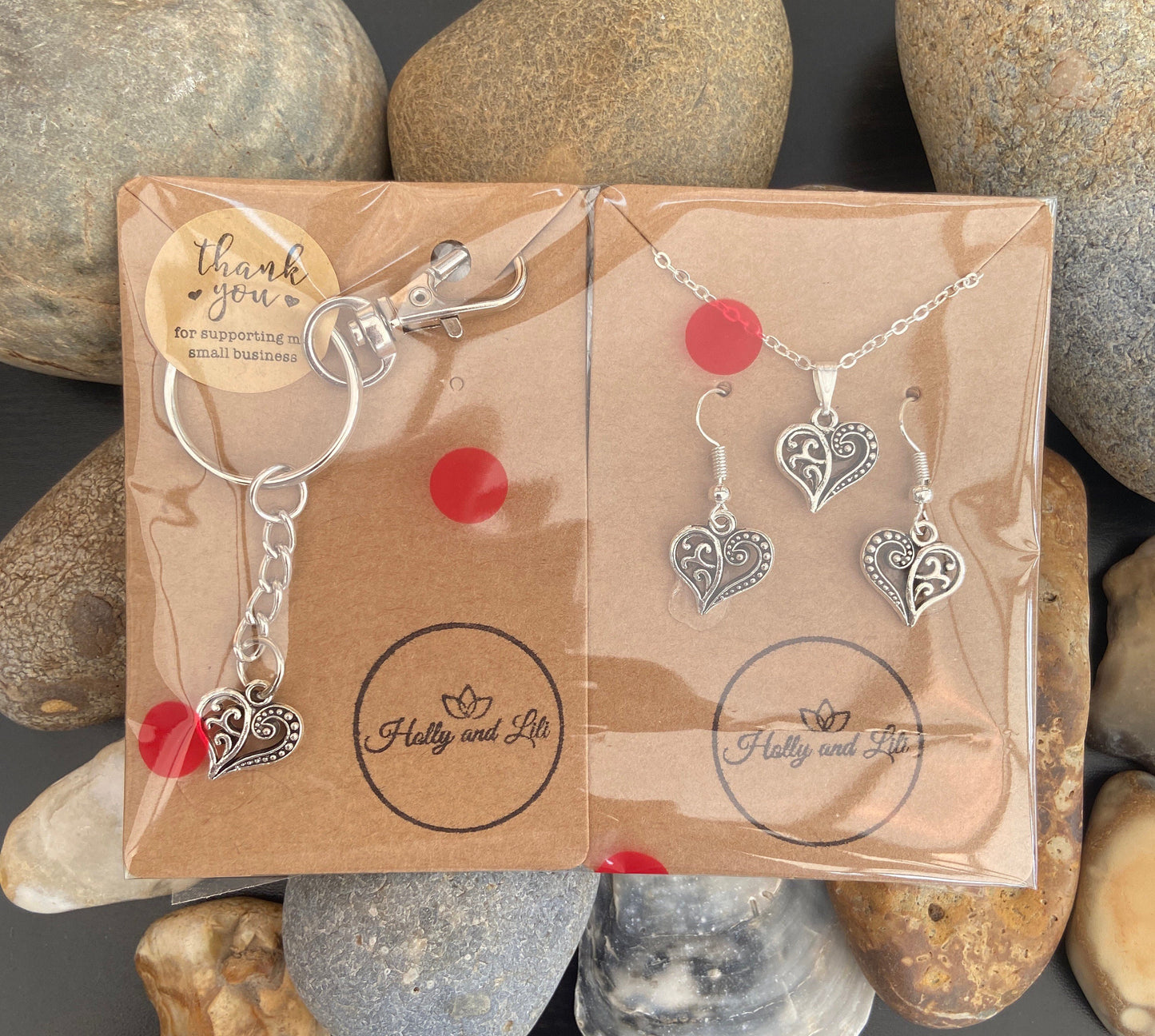 Love Heart - 3 piece Jewellery set Love Someone - From Holly And Lili...