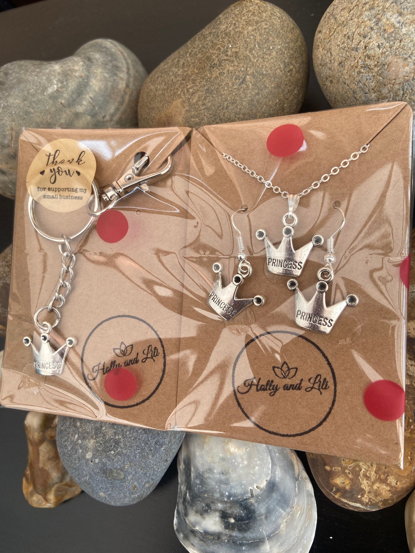 Princess Crown Jewellery Gift Set - 3 Piece Set -  From Holly And Lili...