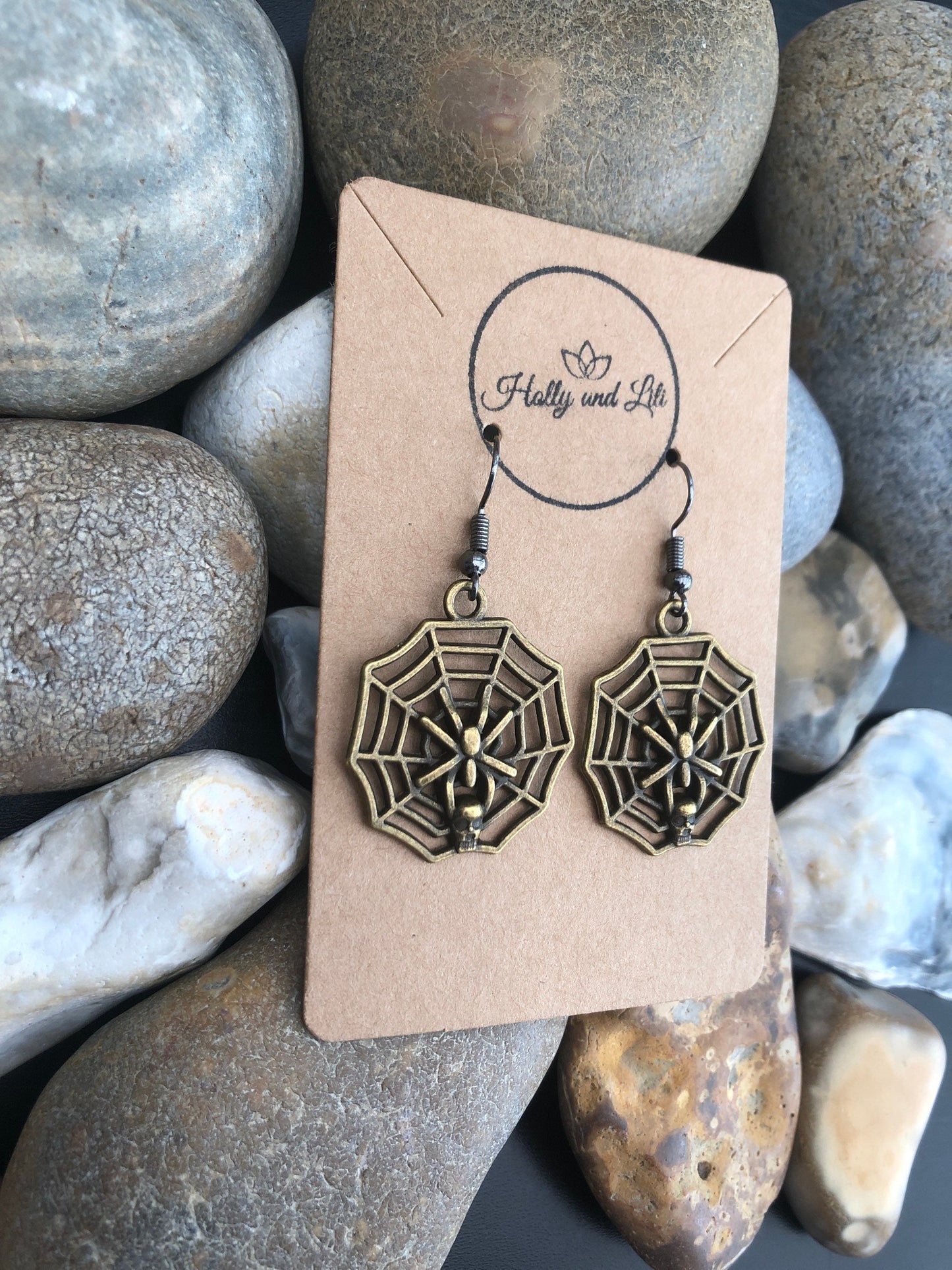 Spider Web Halloween Earrings - From Holly And Lili...