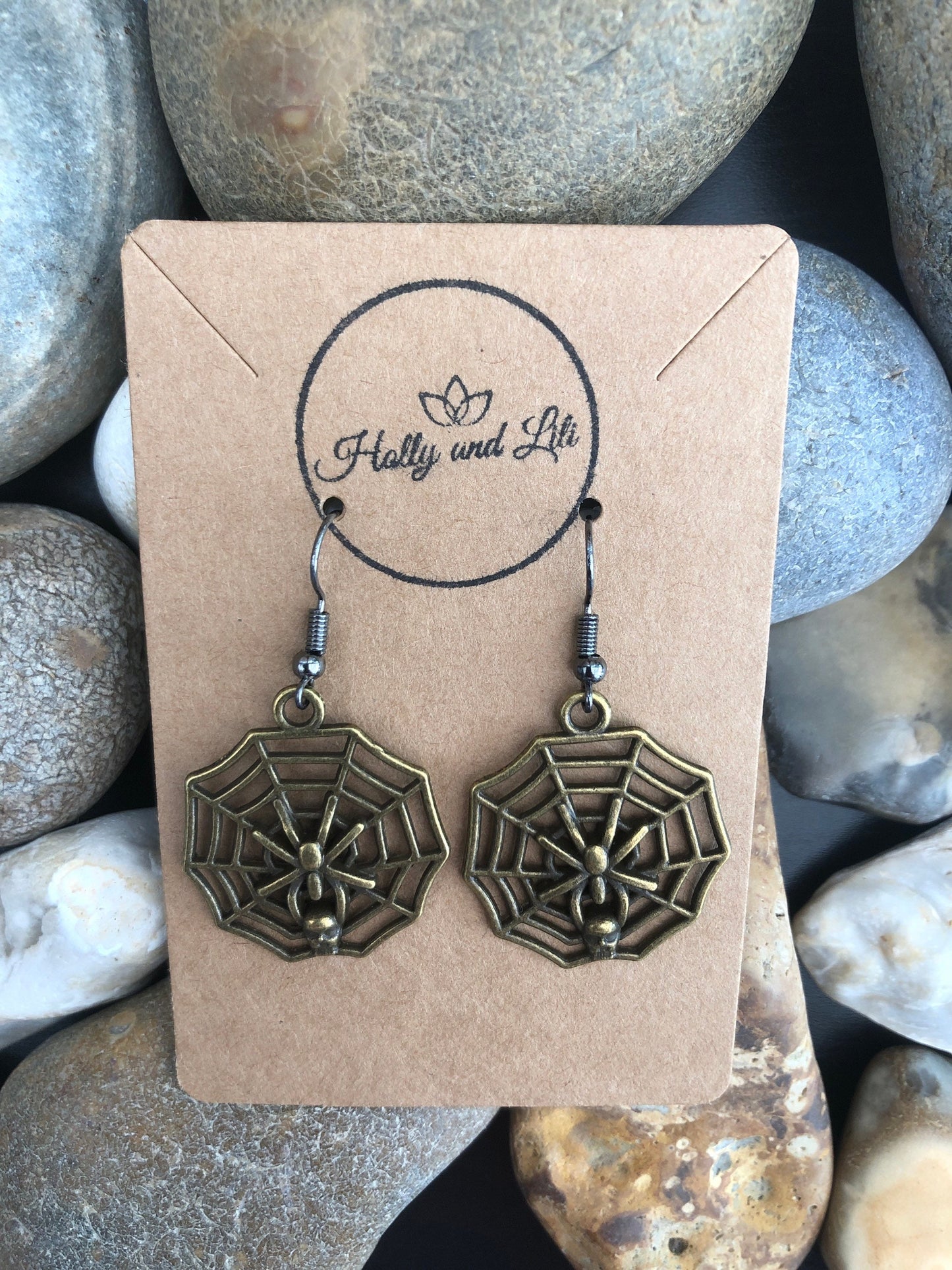 Spider Web Halloween Earrings - From Holly And Lili...