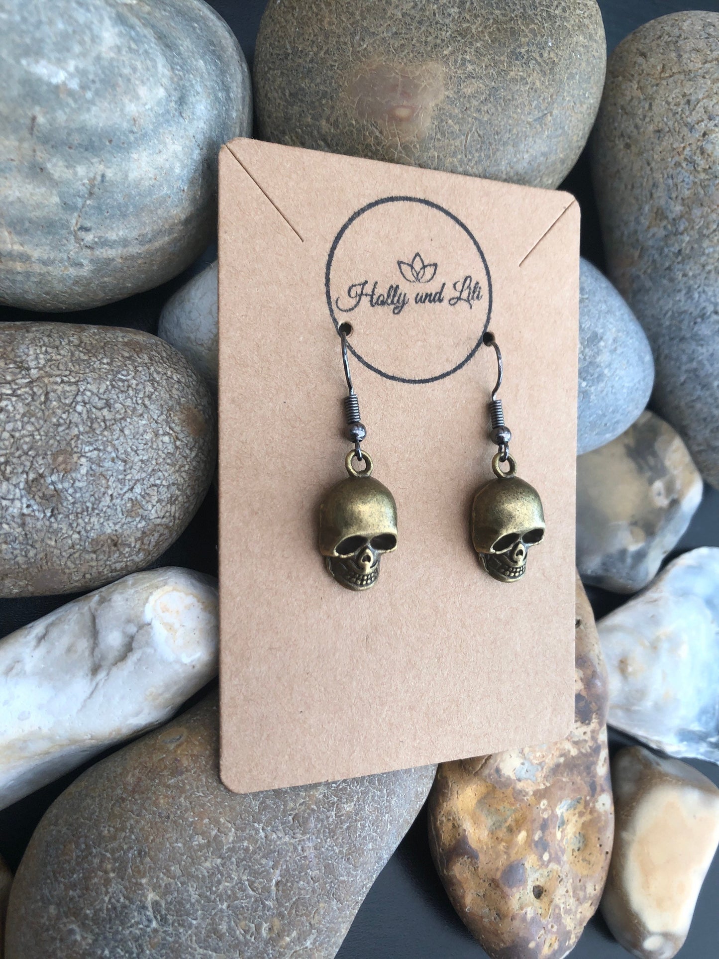 Skull Earrings, Skull Drop And Dangle Earrings, Skull Hooks, Skull Hoops , Skull Clip On