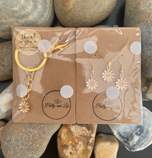 Daisy Jewellery Set - 3 Piece Jewellery Set  - From Holly And Lili...