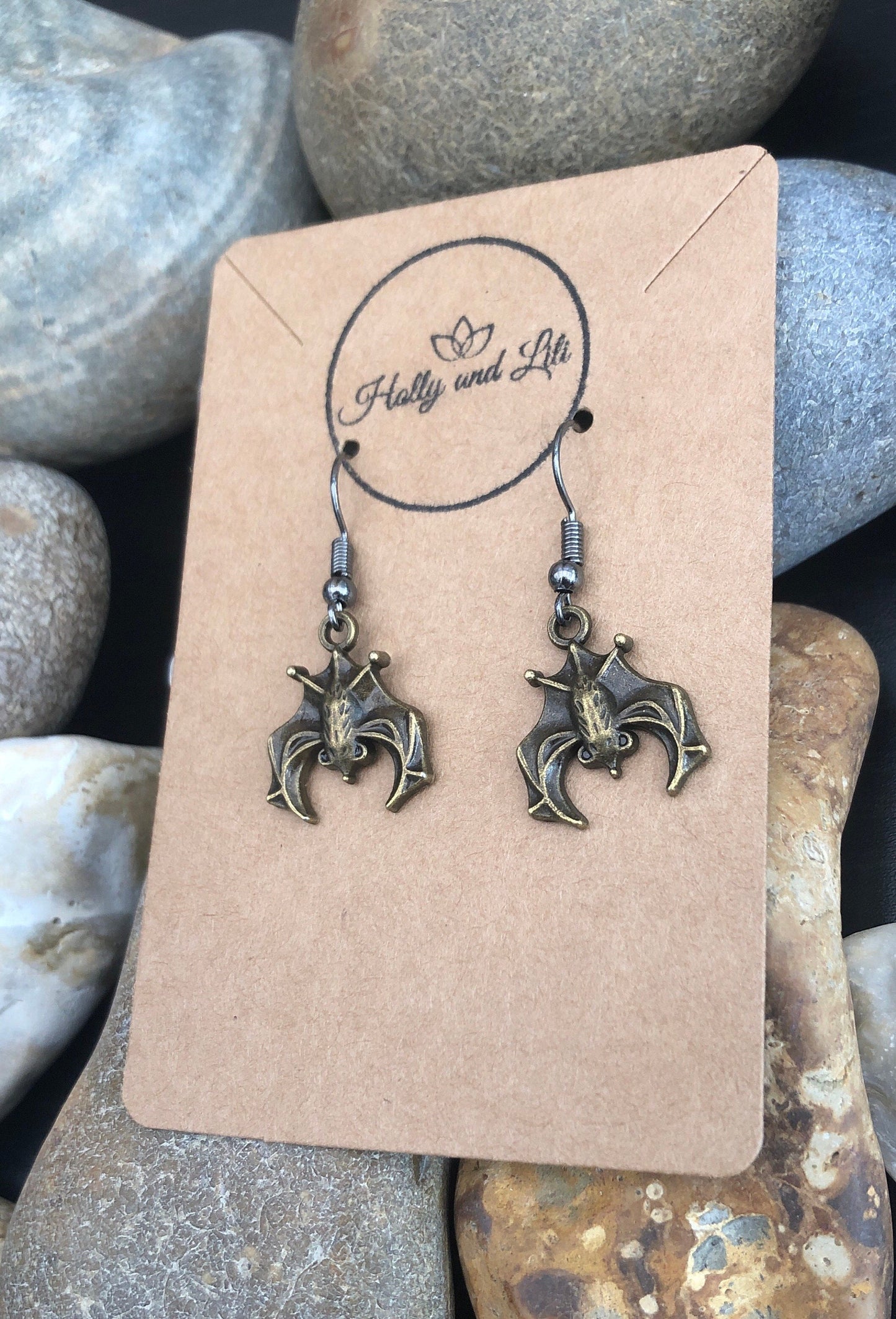 Bat Halloween earrings - From Hollyandlili...