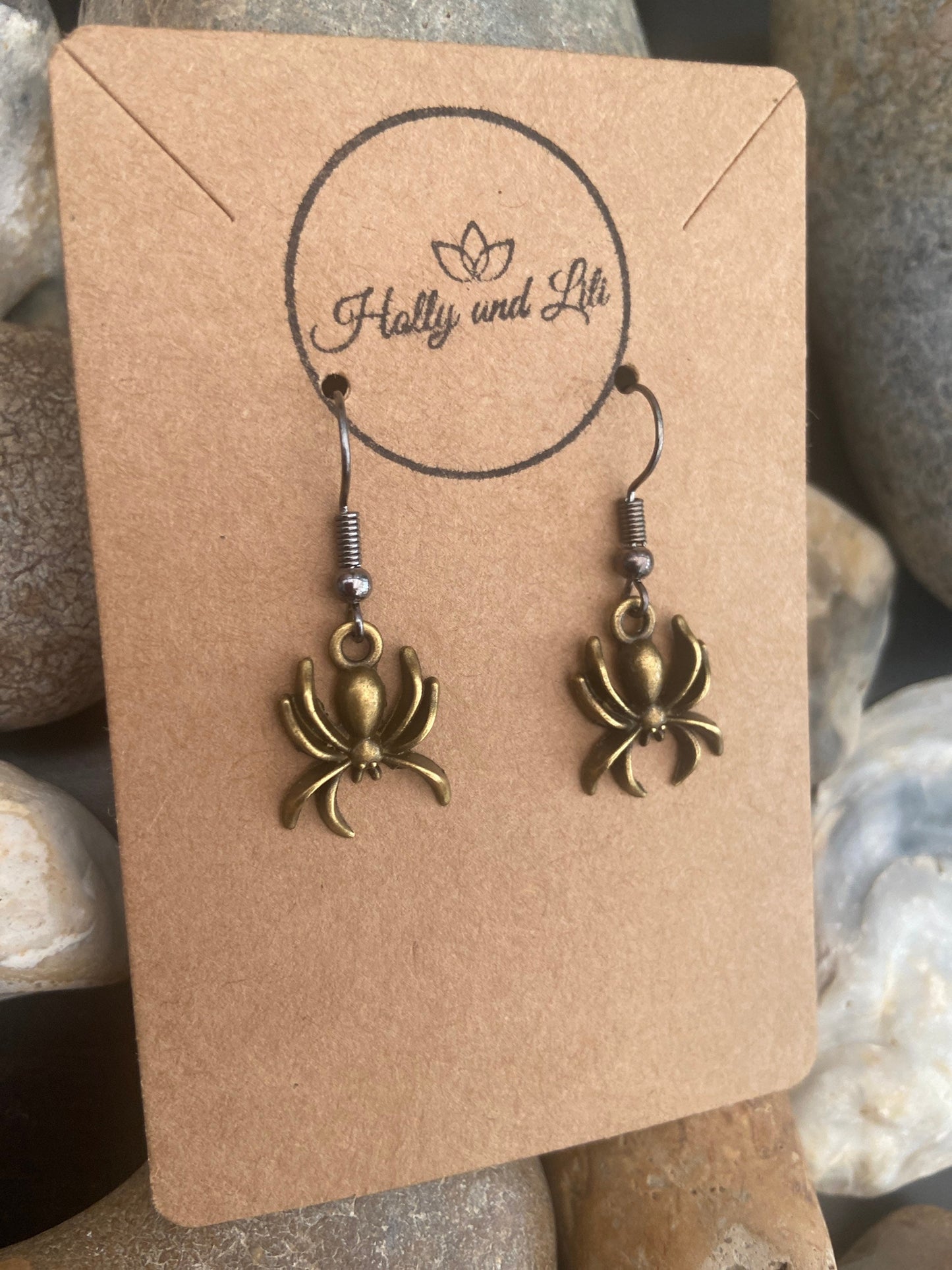 Spider Halloween Style Earrings - From Holly And Lili...