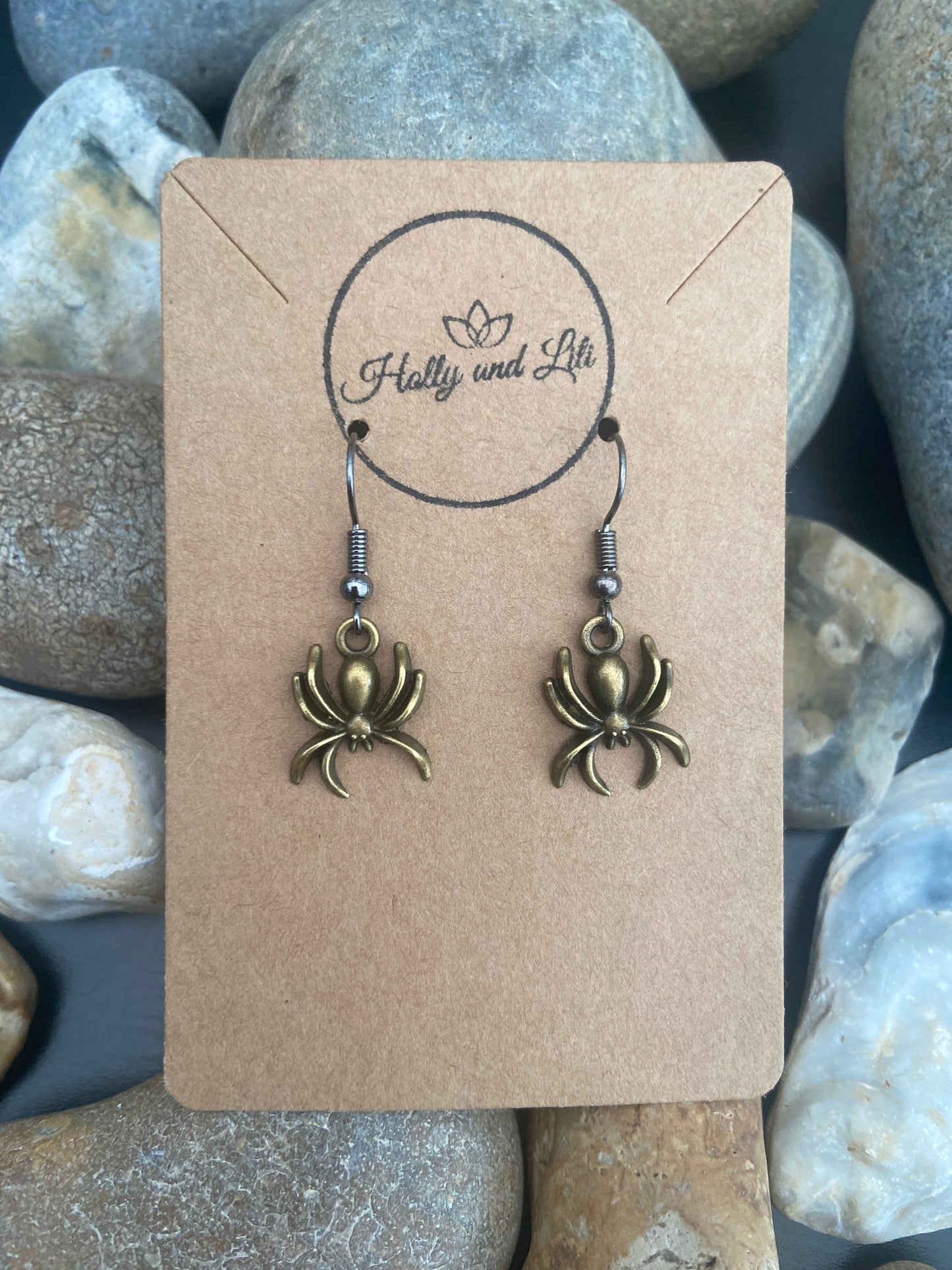 Spider Halloween Style Earrings - From Holly And Lili...