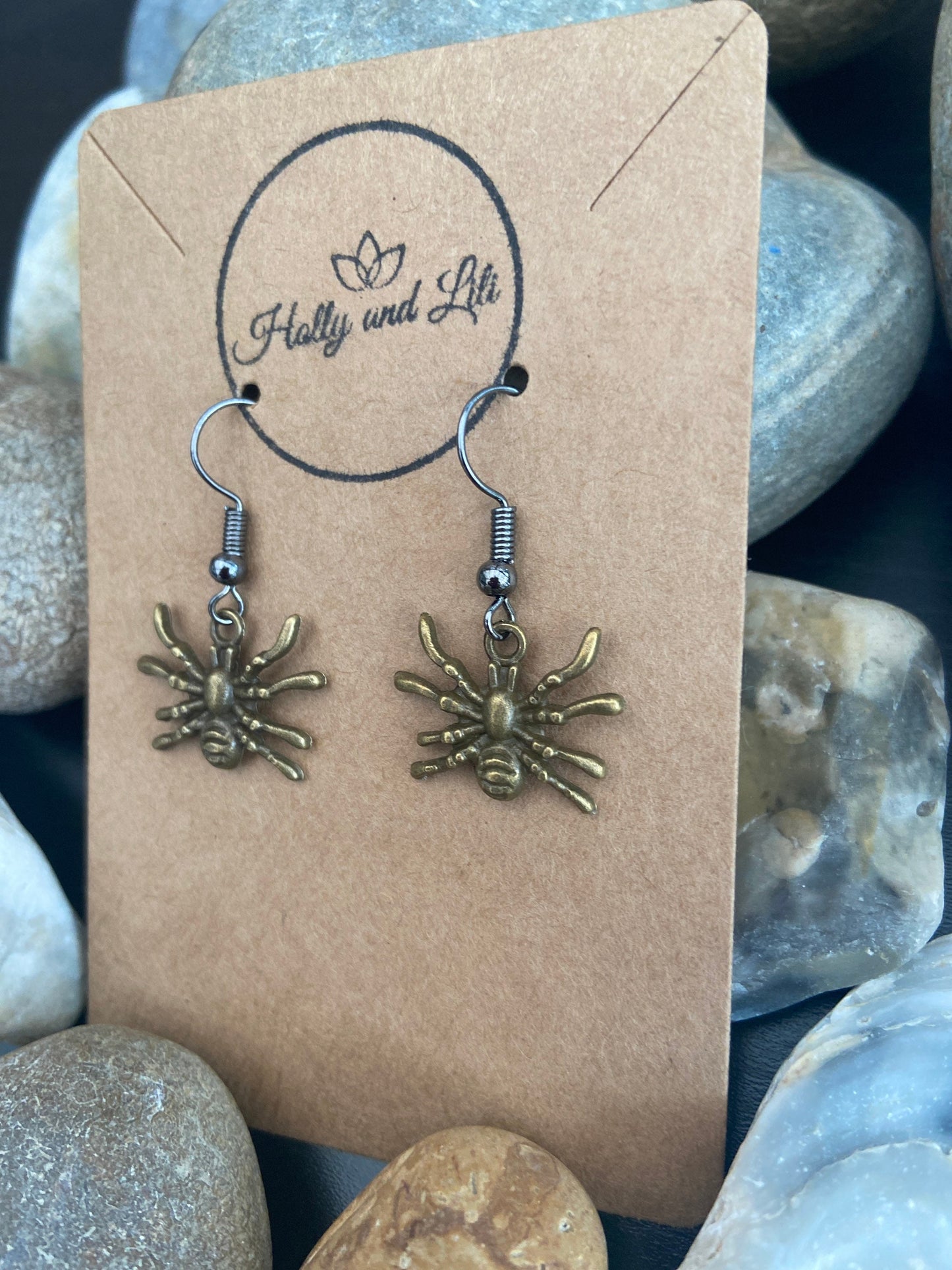 Spider Earrings, Spider Hooks, Spider Hoops , Spider Drop And Dangle Earrings