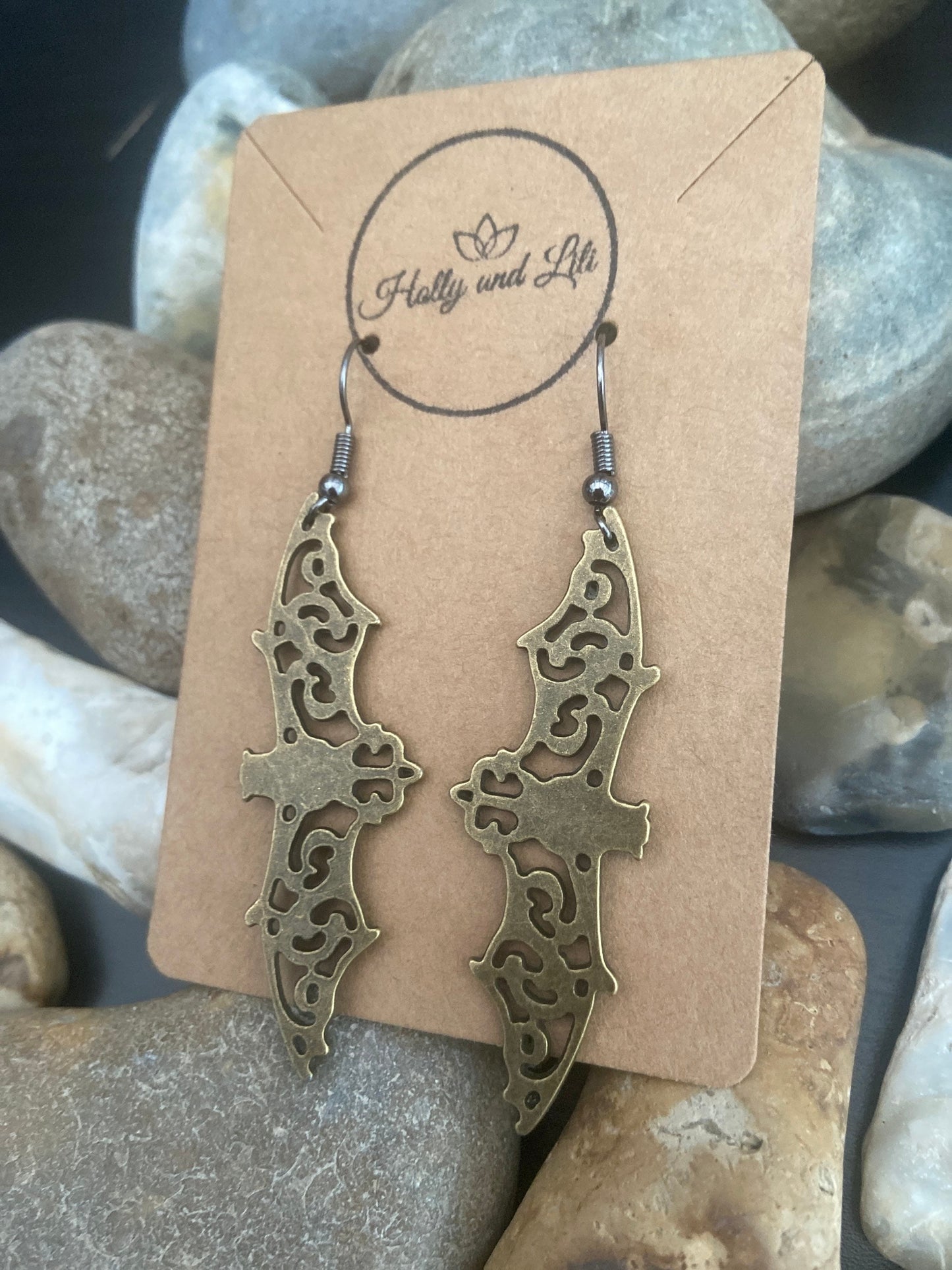 Large Bats Halloween Style Earrings - From Holly And Lili...