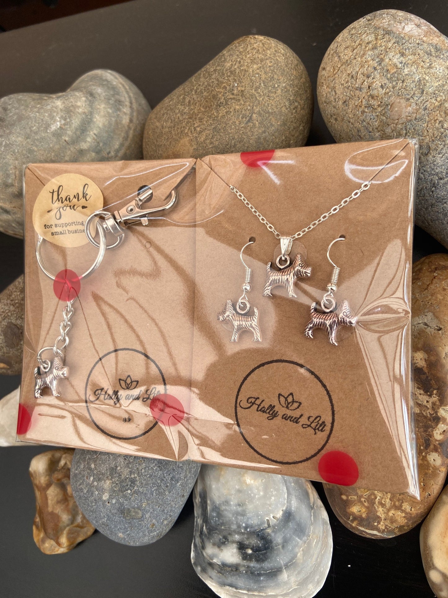 Dog Jewellery Set - 3 Piece Jewellery Set - From Holly And Lili...