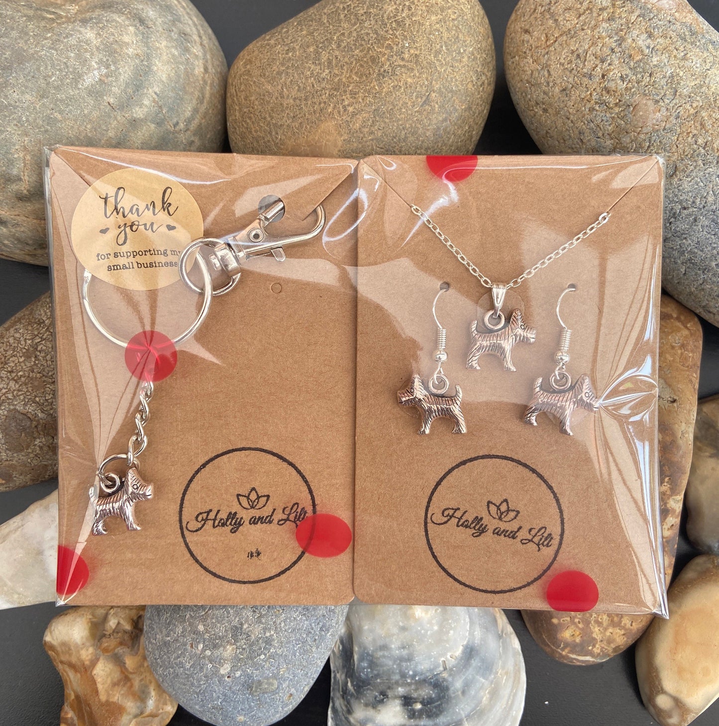 Dog Jewellery Set - 3 Piece Jewellery Set - From Holly And Lili...