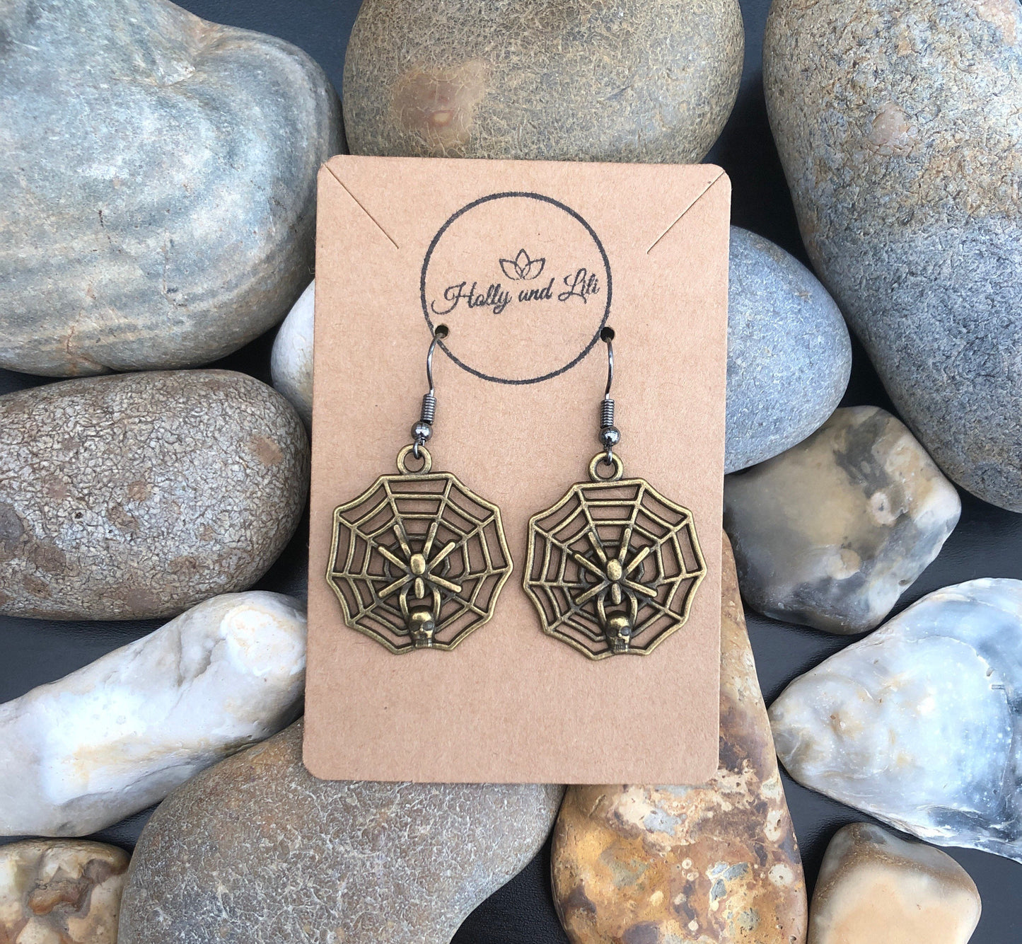 Spider Web Halloween Earrings - From Holly And Lili...