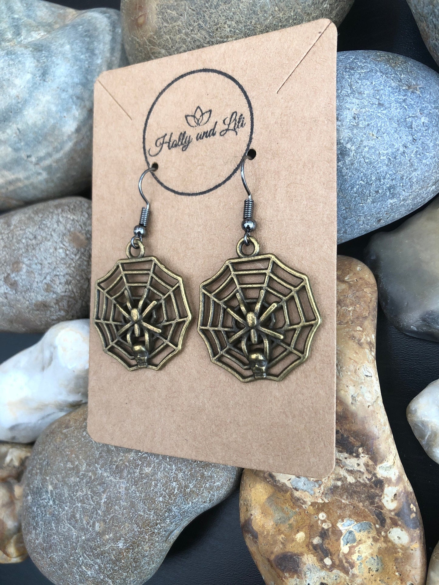 Spider Web Halloween Earrings - From Holly And Lili...