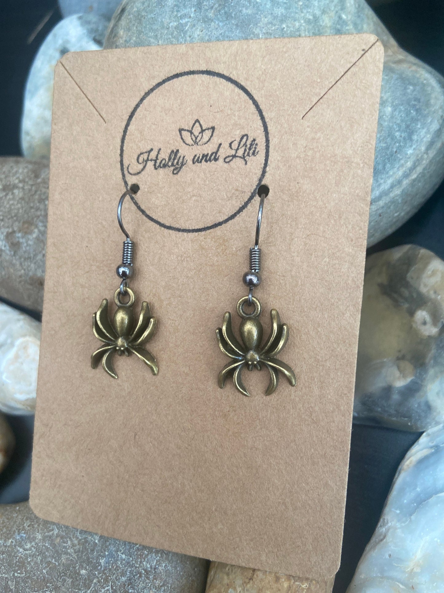 Spider Halloween Style Earrings - From Holly And Lili...