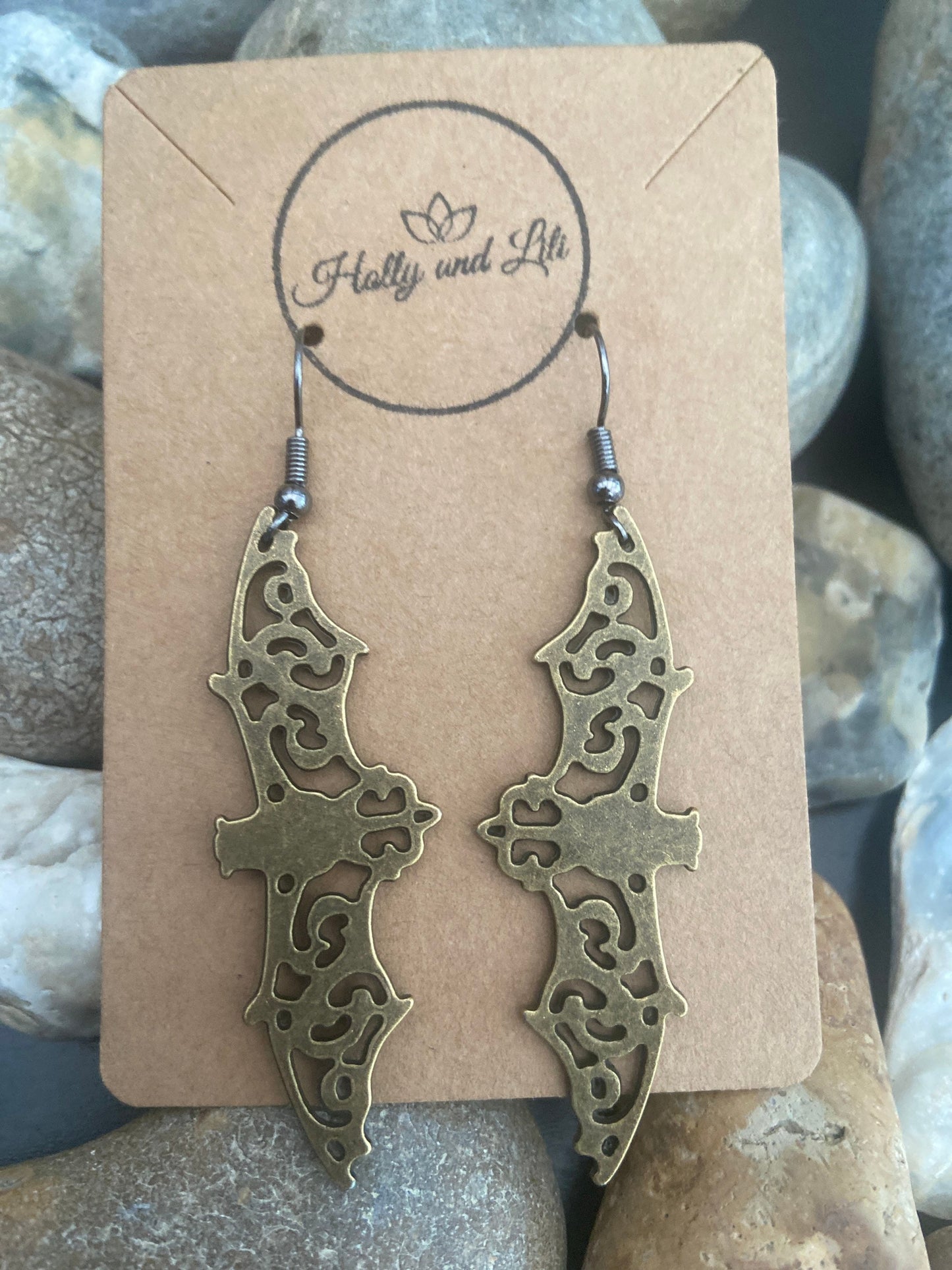 Large Bats Halloween Style Earrings - From Holly And Lili...