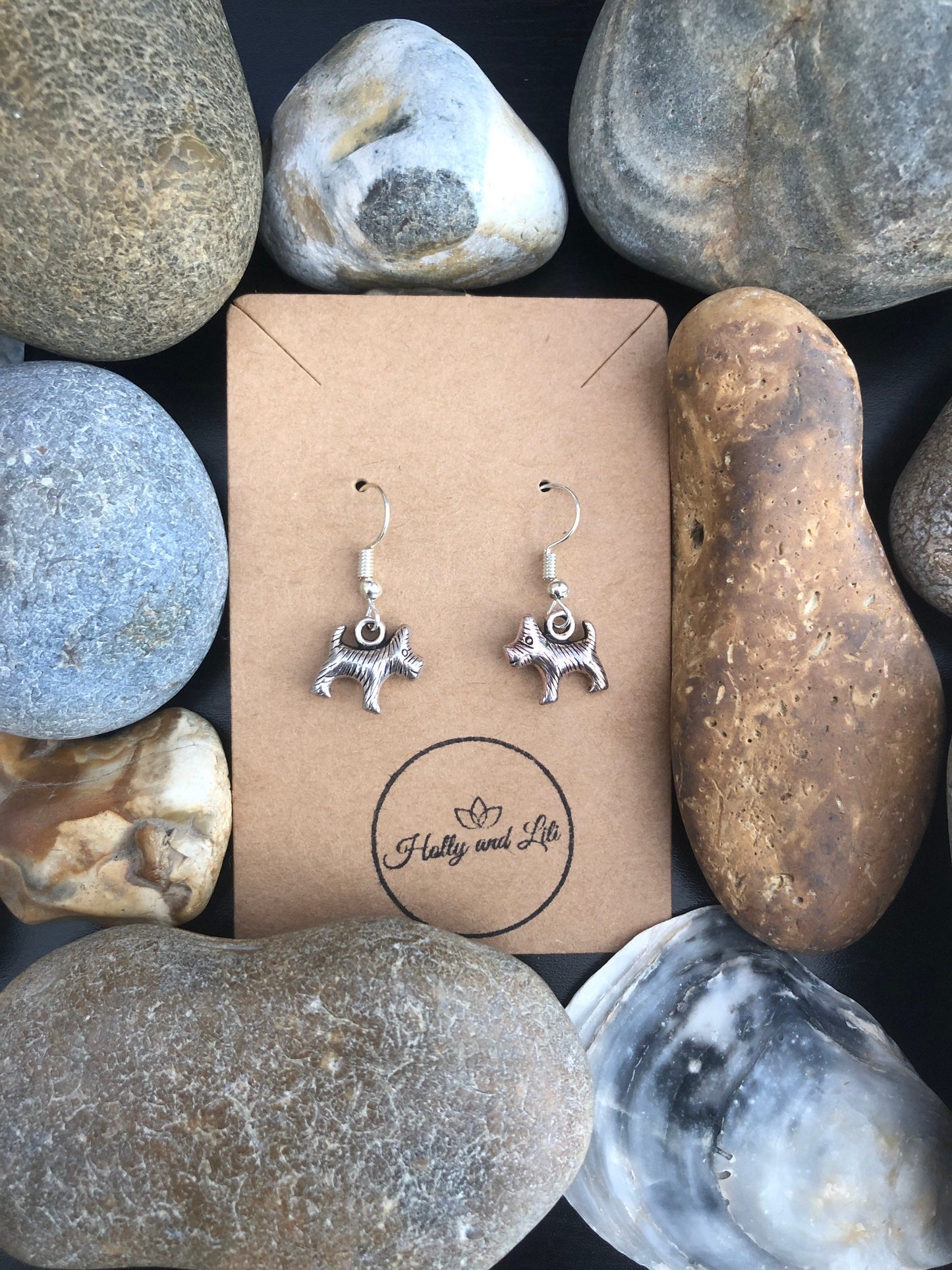 Dog Novelty Style Earrings, Puppy Earrings, Doggy Earring Hooks, Dogs Silver Hoops, Personalised Dogs Earrings, Pooch Earrings, Remember dog