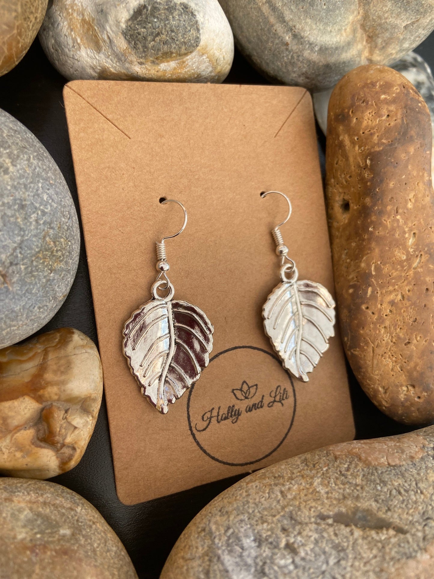 Leaf Style Earrings number 2 - Personalise your way - From Holly And Lili…