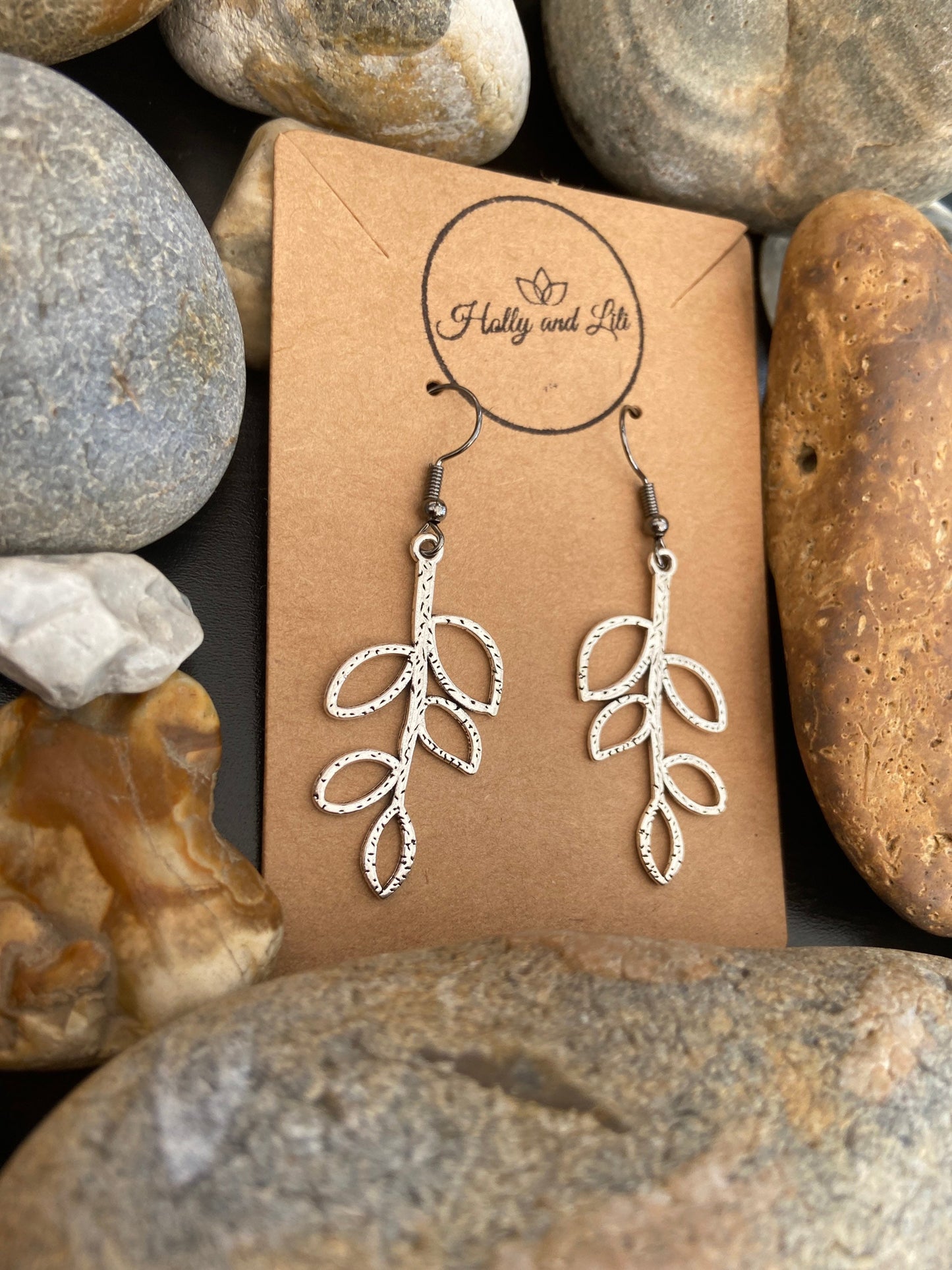 Leaf Style Earrings number 3 - Personalise your way - From Holly And Lili…