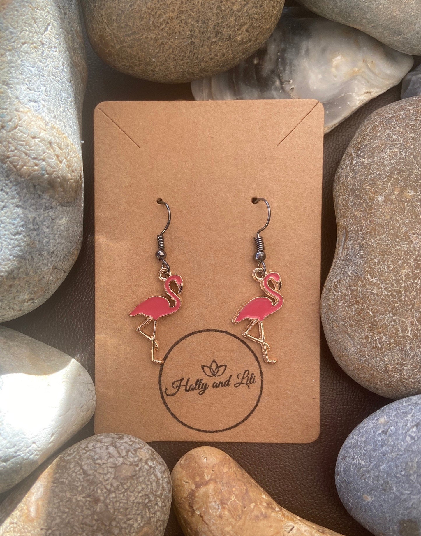 Flamingo Earrings, Pink Flamingo Earrings, Flamingos, Flamingo, Flamingo Personalised Hoops, Flamingo Hooks, Bird Earrings, First Earrings