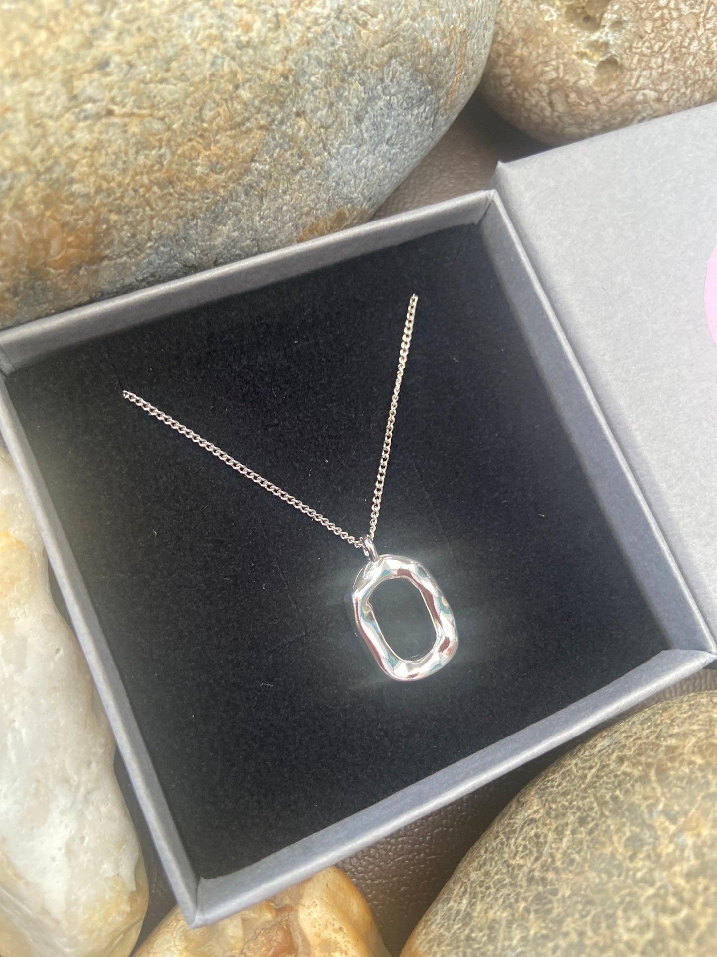 Stirling Silver 925 Pendant & Chain, Love Necklace, Eternity Necklace, For Wife, For Her, For Partner, Eternal Love Necklace