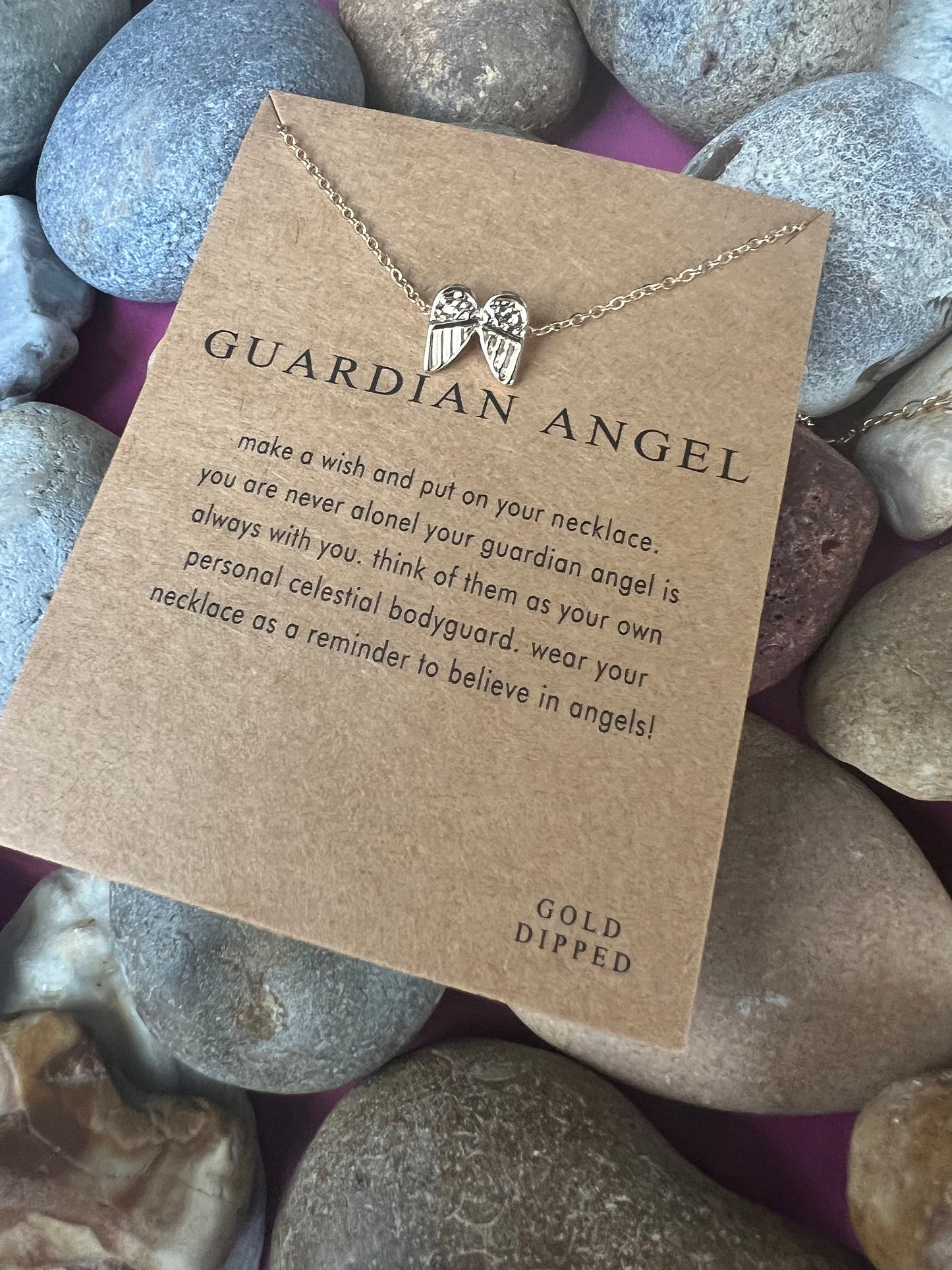 Guardian Angel Necklace, Birthday Gifts, Happy Necklace, Personalised, Zodiac, Gift Necklace, Mothers Day, Best Wishes, For My Lover