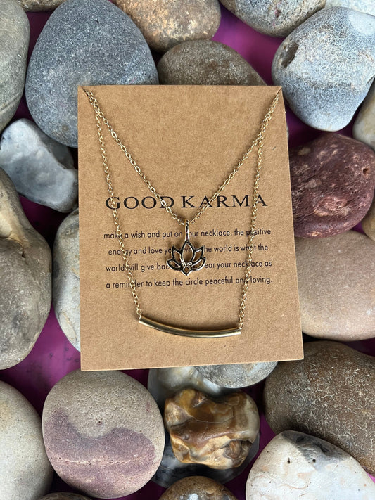 Good Karma Necklace, Birthday Gifts, Stability Necklace, Personalised, Zodiac, Gift Necklace, Spirituality, Karma Chain, For My Lover