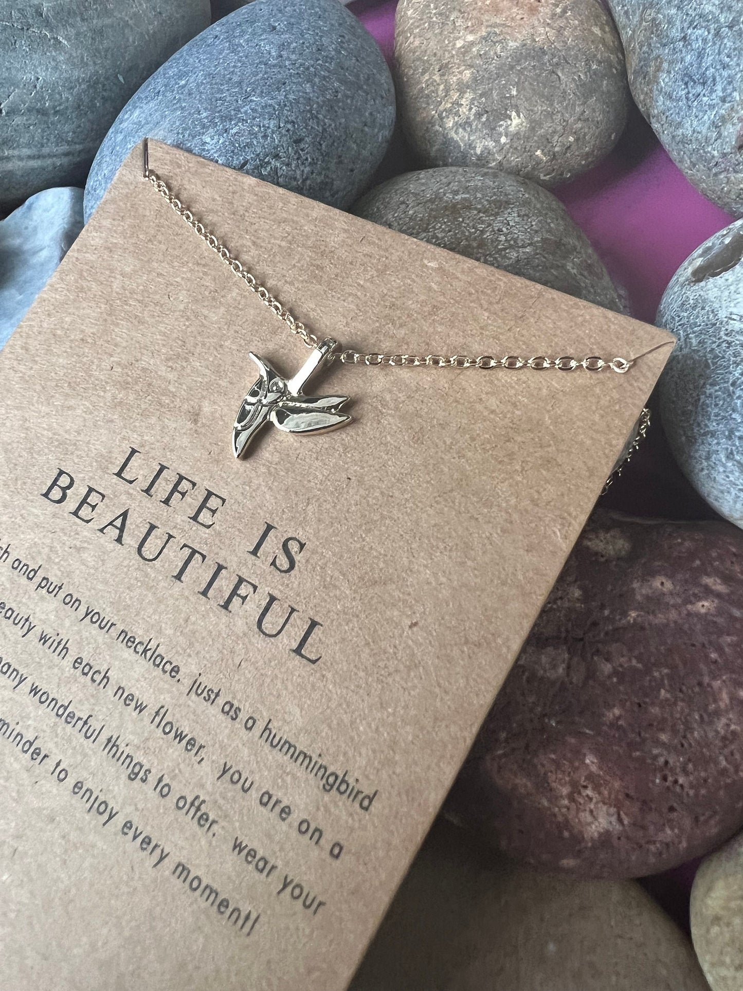 Life Is Beautiful Necklace, Birthday Gifts, Happy Necklace, Personalised, Zodiac, Gift Necklace, Mothers Day, Best Wishes, For My Lover