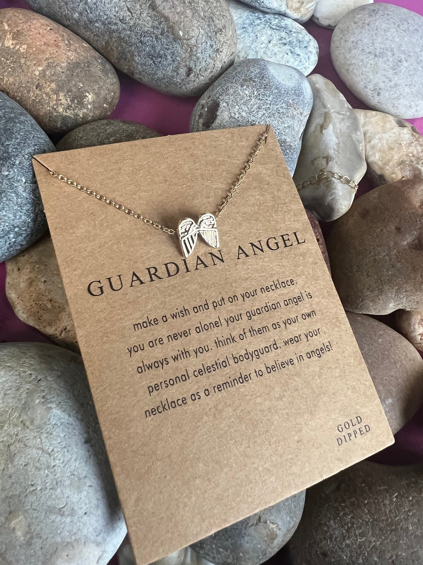 Guardian Angel Necklace, Birthday Gifts, Happy Necklace, Personalised, Zodiac, Gift Necklace, Mothers Day, Best Wishes, For My Lover