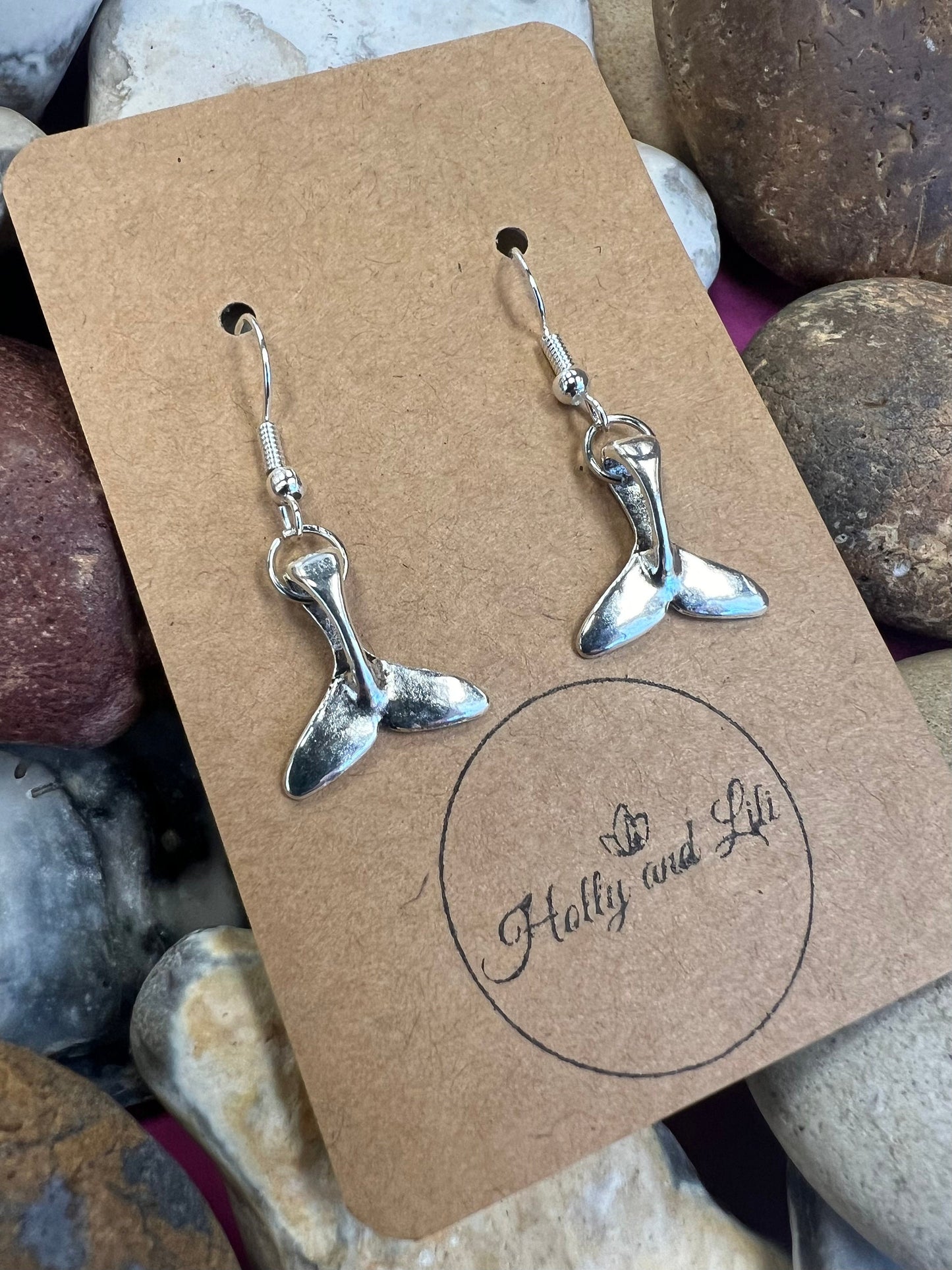 Whale Tail Novelty Earrings, Fish Novelty Style Hoops, Mermaid Earring Hooks, Personalised Whales Earrings, First Earrings, Gifts For Her