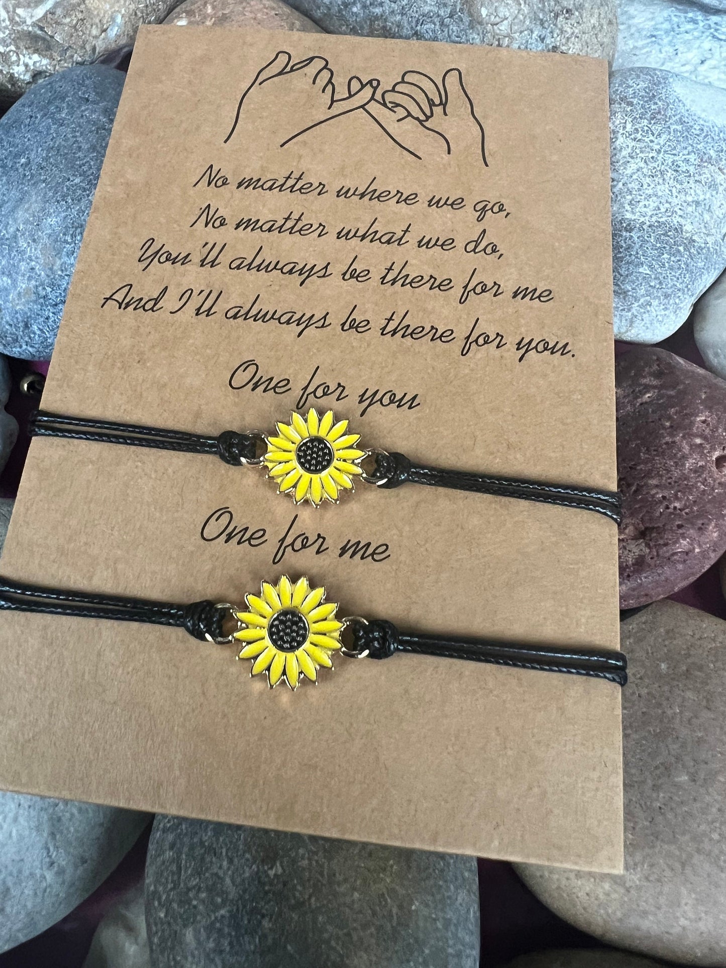 Daisy Wish Bracelets, Wish Bracelets, Daisy Anklet, Secret Message Bracelet, Initial Bracelet, Flower Wish Anklet, Wish Gifts