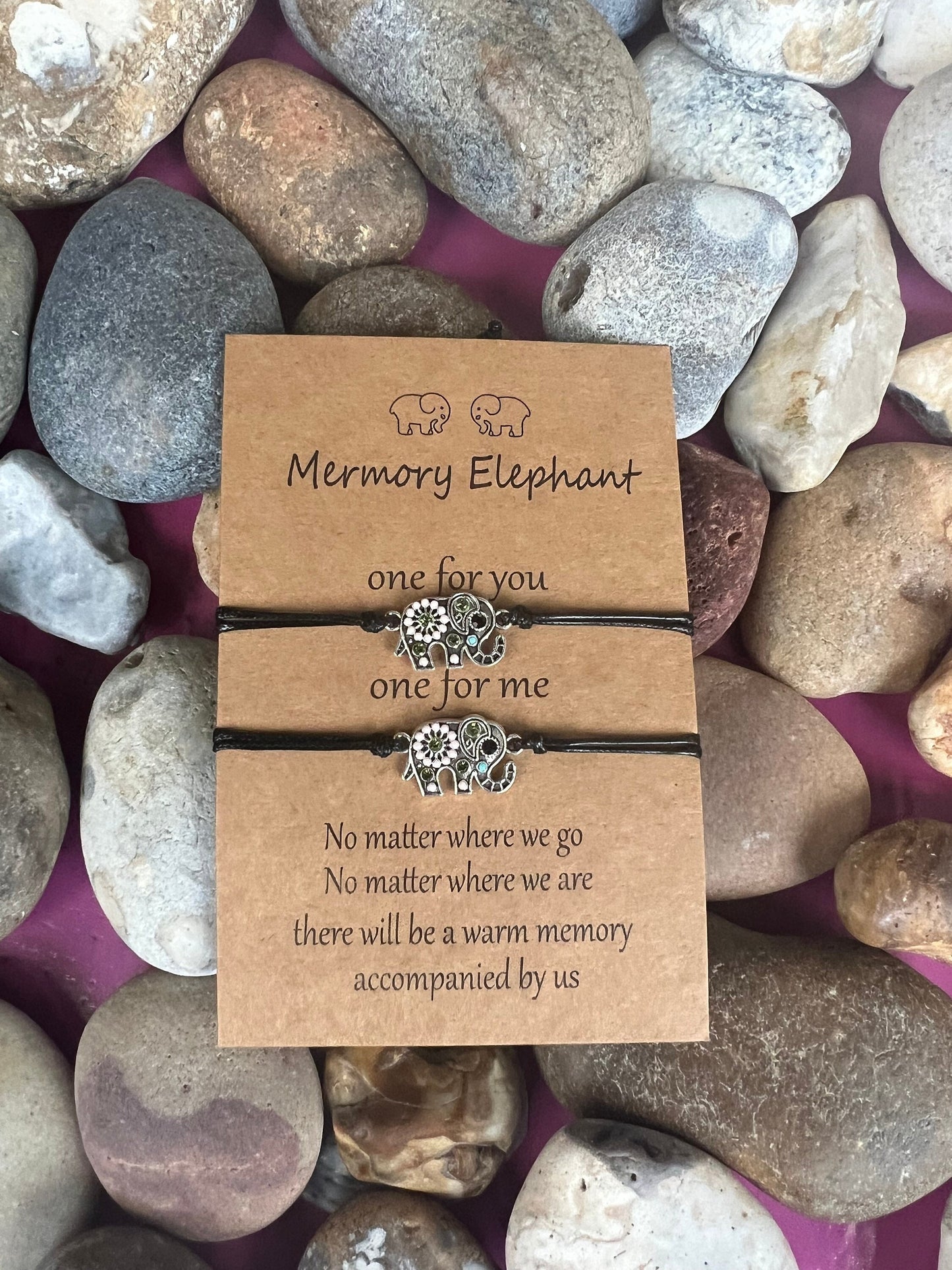 Elephant Wish Bracelets, Wish Bracelets, Elephant Anklet, Secret Message Bracelet, Initial Bracelet, Elephant Wish Anklet, Wish Gifts